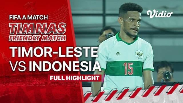 Berita video highlights FIFA Matchday, Timnas Indonesia Vs Timor Leste, Minggu (30/1/22)