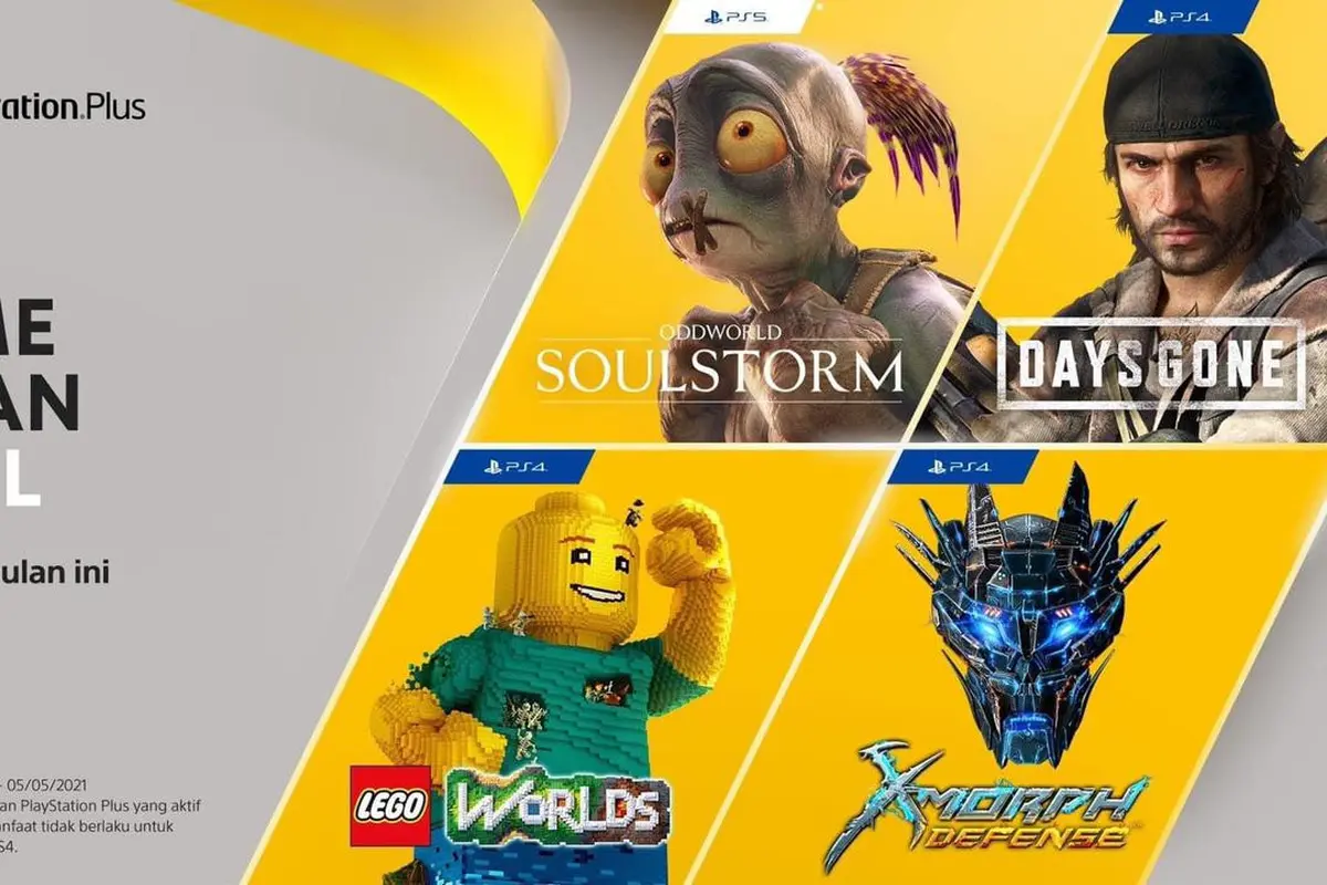 PS Plus April 2021