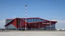 Suasana Bandara Saransk di Saransk, Rusia, Kamis (3/5). Bandara Saransk siap menyambut Piala Dunia 2018 usai direnovasi. (Mladen ANTONOV/AFP)