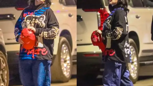 Billie Eilish memakai fesyen karya anak muda asal bandung