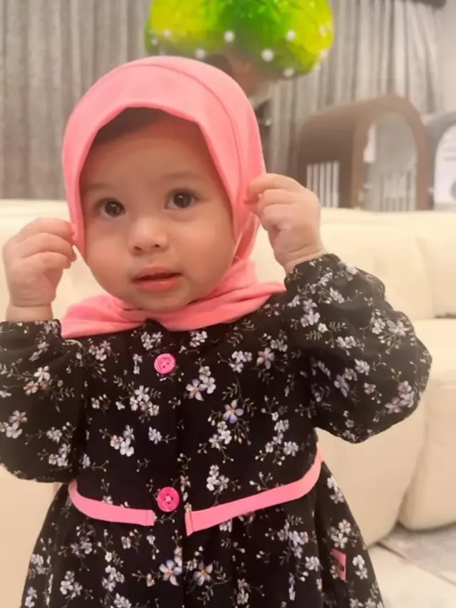 Ameena Anak Atta Halilintar saat Mengenakan Hijab