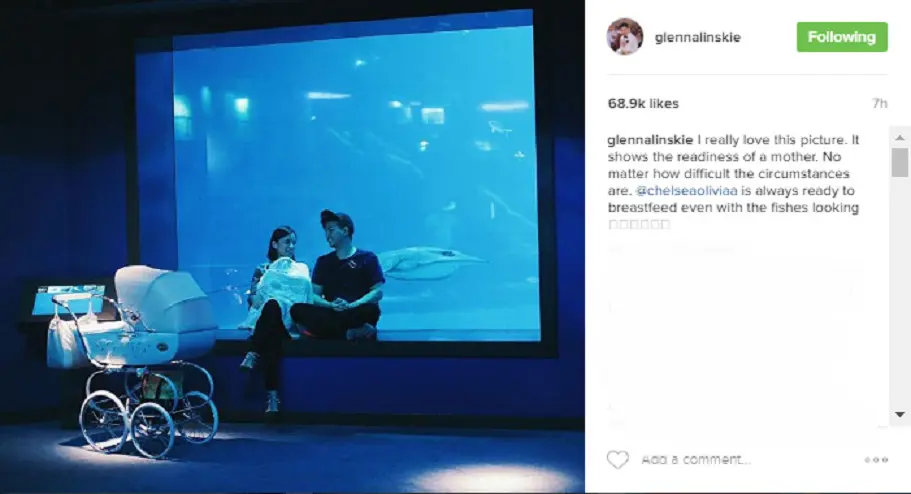 Stroller milik Chelsea Olivia dan Glenn Alinskie. (Foto: Instagram Glenn)