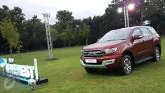 Ford membangun SUV tujuh penumpang ini dengan konstruksi body-on-frame, four-wheel drive dan terrain management system. (Foto: Septian Pamungkas/Liputan6.com) 