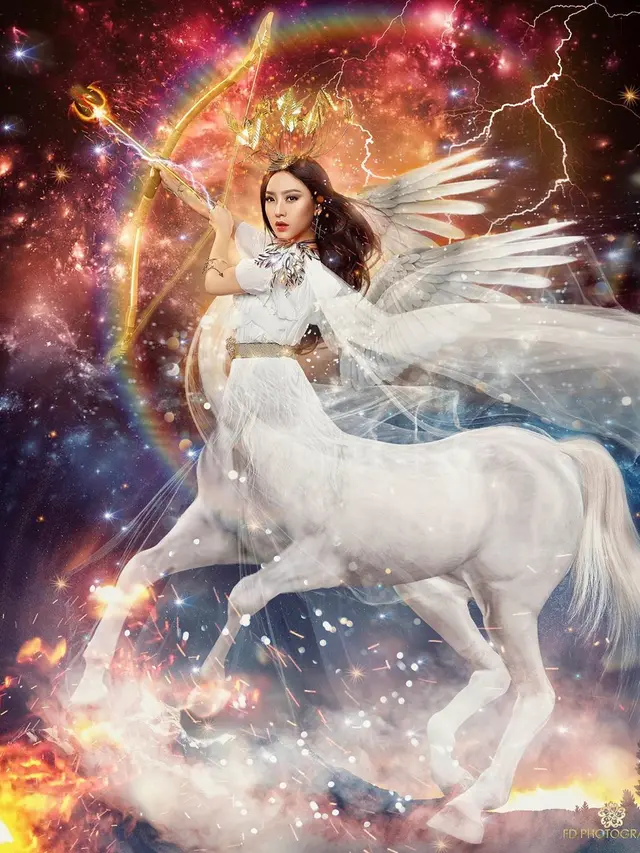 12 Pesona Seleb Saat Pemotretan Bertema Zodiak Ini Keren Banget