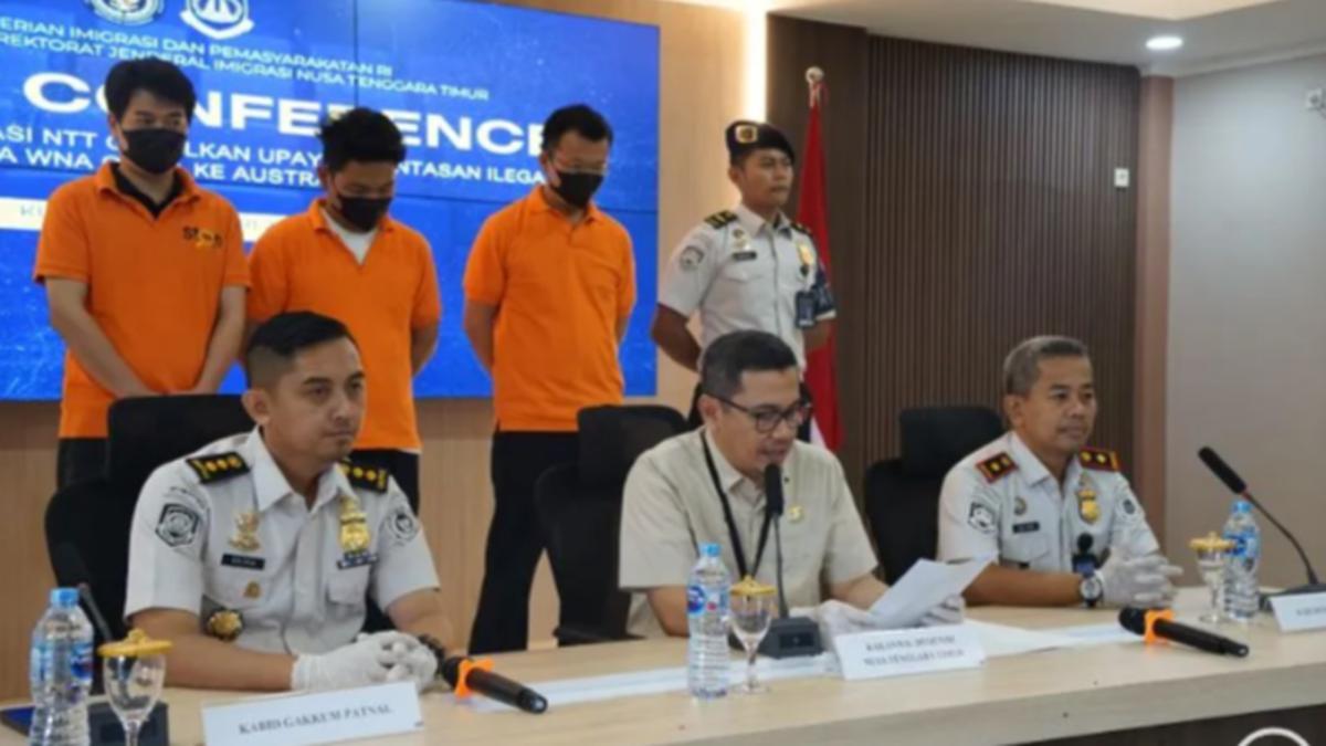 3 WNA Cina Ditangkap di Pantai Tablolong NTT, Diduga Akan Berlayar Ilegal ke Australia
