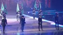 Boyband SHINee menggelar konser perdana di Indonesia, Minggu (22/6/14). (Liputan6.com/Desika Pemita)