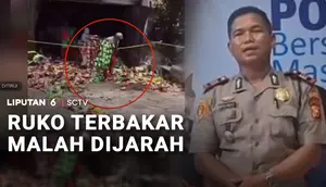 Ruko Terbakar Malah Dijarah Warga, 12 Orang Ditangkap