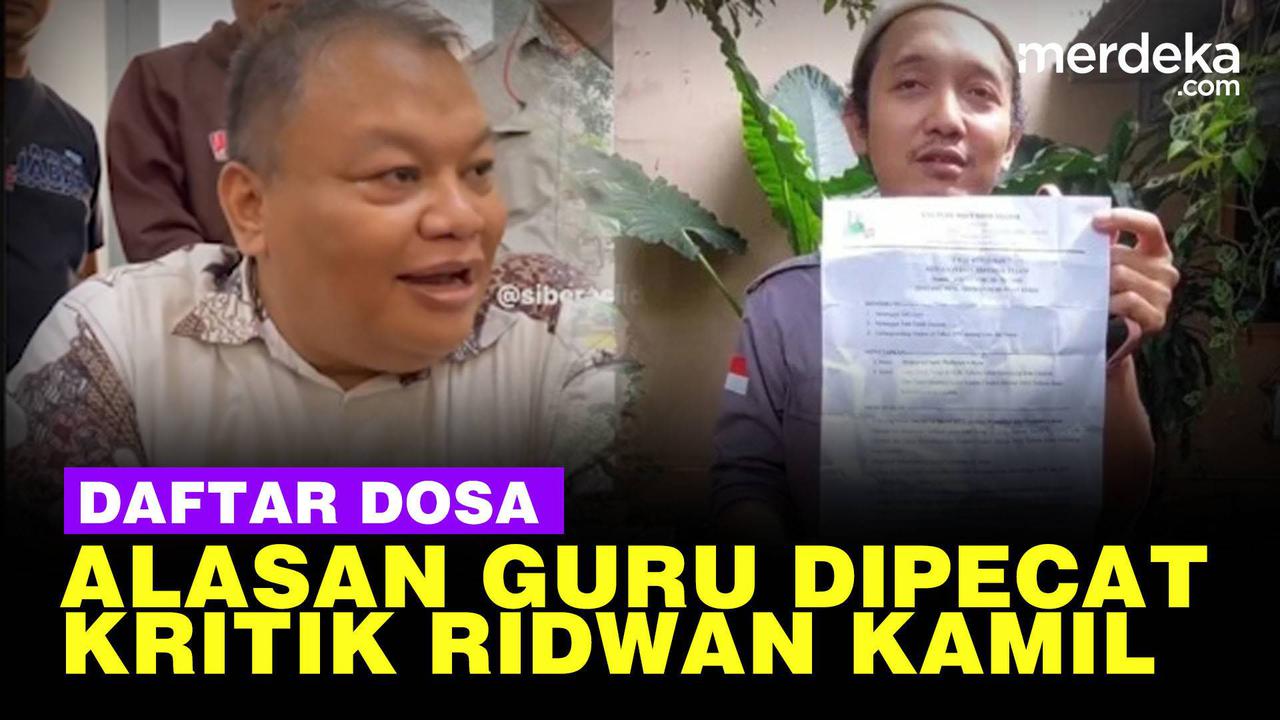 VIDEO: SMK Telkom Ungkap Alasan Pecat Guru Usai Kritik Ridwan Kamil, Banyak 'Dosa