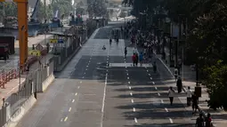 Suasana saat Car Free Day di Kawasan Bunderan HI, Jakarta, Minggu (12/6/2016). Hari Minggu pertama di bulan Ramadan tampak sepi dibandingkan dengan hari Minggu pada umumnya. (Liputan6.com/Faizal Fanani)