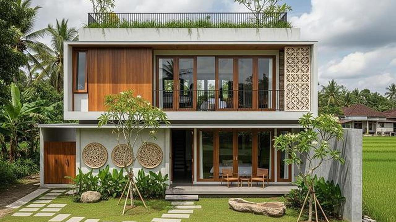 10 Inspirasi Rumah Kampung dengan Sentuhan Modern, Asri, Berkelas, dan Kekinian