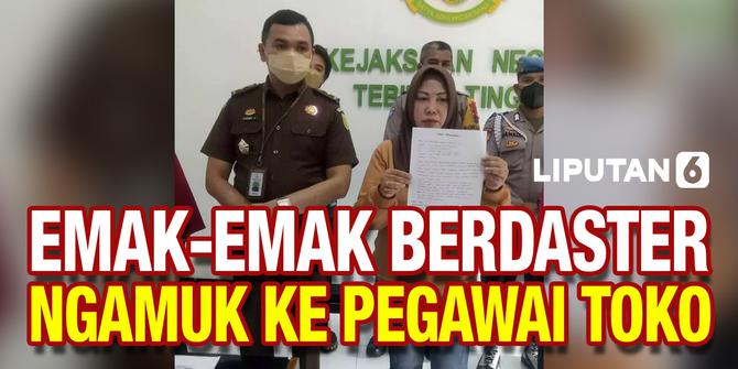 VIDEO: Heboh! Emak-Emak Berdaster Ngamuk, Ngaku Istri Kejari Tebing Tinggi