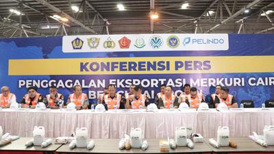 Bea Cukai dan Polri Bongkar Ekspor Ilegal, 3,4 Ton Merkuri Disembunyikan di Balik Keramik