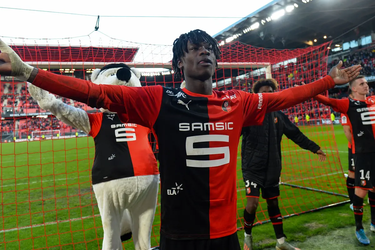 Gelandang Muda Rennes, Eduardo Camavinga.