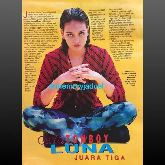 [Fimela] Potret Jadul Luna Maya