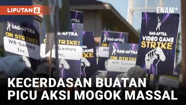 Serikat aktor di AS kembali melakukan mogok massal, kali ini melibatkan sekitar 2.500 aktor pemeran tokoh video game. Seperti mogok aktor film dan TV pada 2023, ancaman teknologi kecerdasan buatan alias AI berada di balik mogok kali ini. Selengkapnya...
