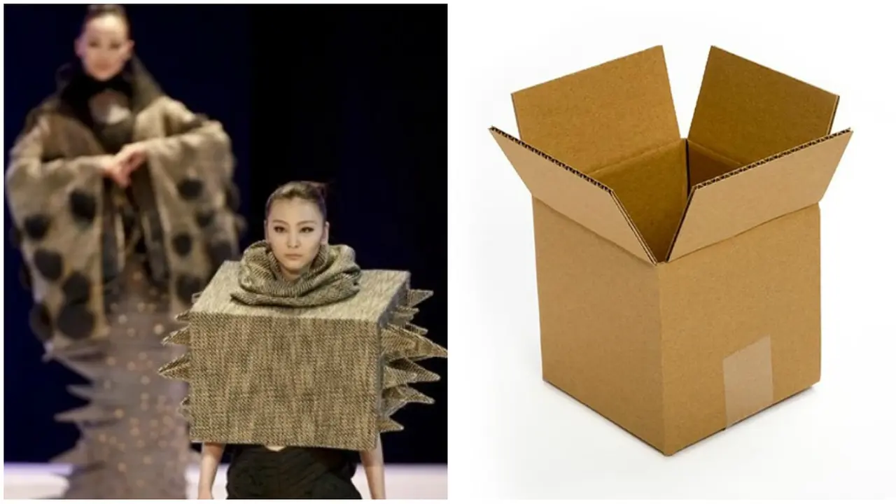 Pakaian Unik Jadikan Manusia Mirip Furnitur
