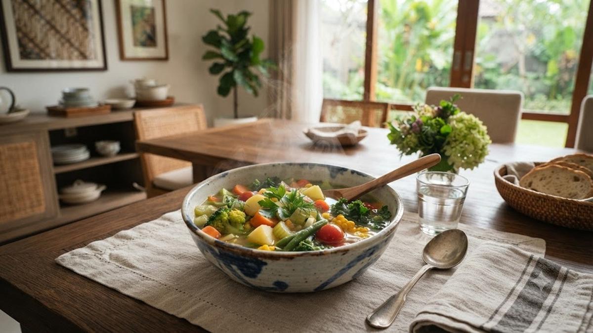 Cara Membuat Kaldu Sayur untuk Stok, Siap Pakai Kapan Saja