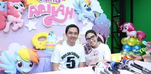 Rayakan ulang tahun anak pertama yang ke lima tahun, Ayu Dewi keluarkan uang ratusan juta.