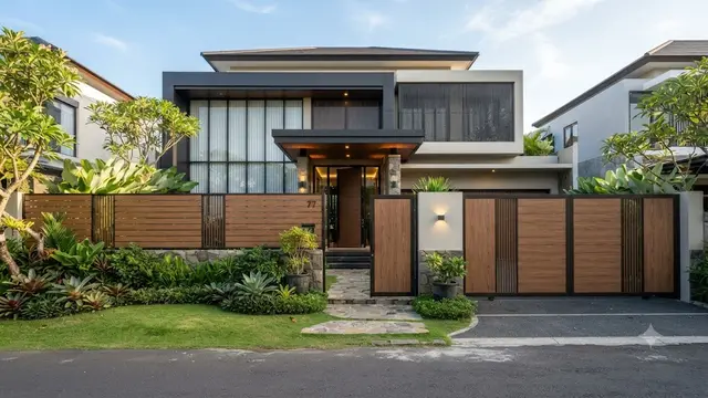 Model Pagar Minimalis yang Menjaga Privasi