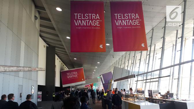 Gelaran acara Telstra Vantage di Melbourne, Australia. / Ilyas Istianur Praditya