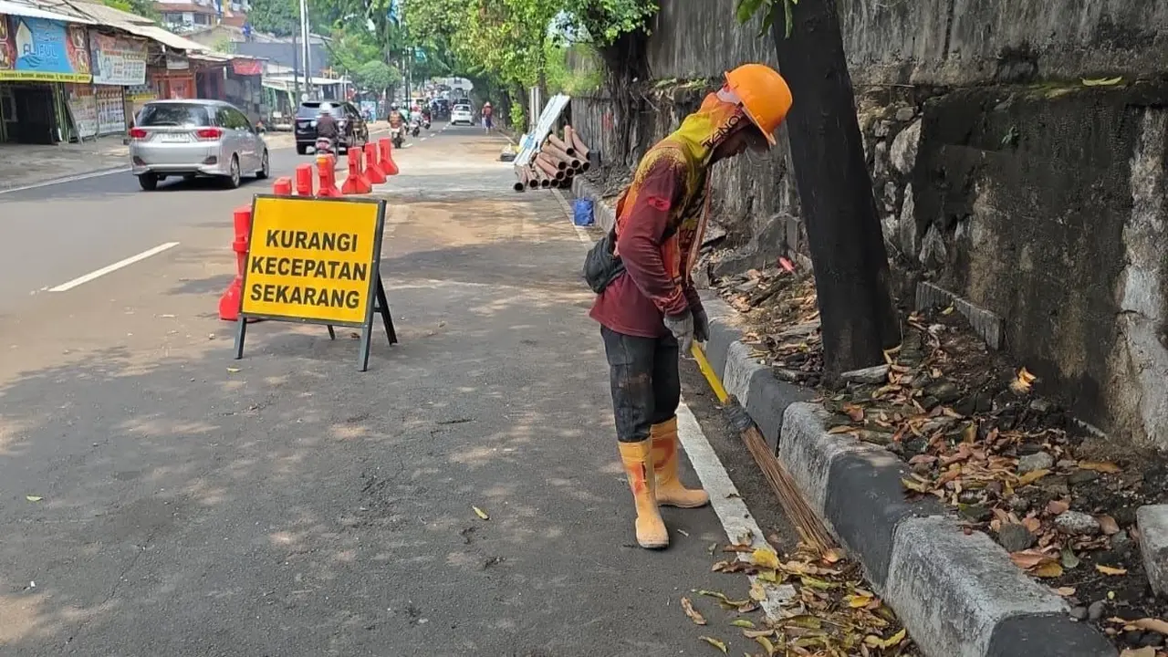 Situasi di Jalan TB Simatupang, Jakarta Selatan.