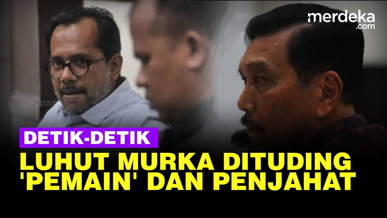 VIDEO: Detik-Detik Luhut Murka! Dituding Haris Azhar & Fatia 'Pemain' Hingga Penjahat