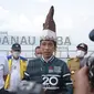 Presiden Joko Widodo (Jokowi) meresmikan penataan Kawasan Pantai Bebas Parapat, Rabu (2/2/2022). (Dok Kementerian PUPR)