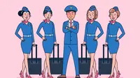 Awak Kabin Desak Korean Air Izinkan Pakai Sepatu Sneakers Saat Bekerja di Udara