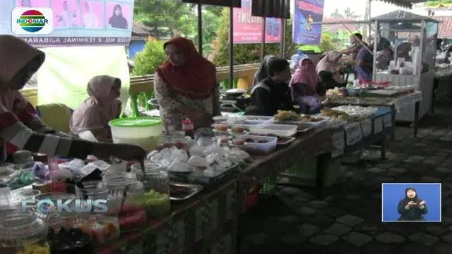 Remaja Masjid Banyumas Gelar Pasar Kaget Makanan Murah Selama Ramadan