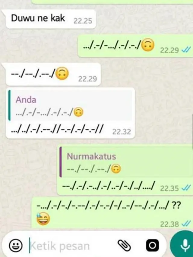 6 Chat Anak Pramuka Ini Penuh Kode, Bikin Mikir Keras