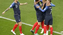 Prancis melawan Peru pada laga lanjutan penyisihan Grup C Piala Dunia 2018, Kamis (21/6/2018) di Stadion Sentral, Yekaterinburg. (AP/Vadim Ghirda)