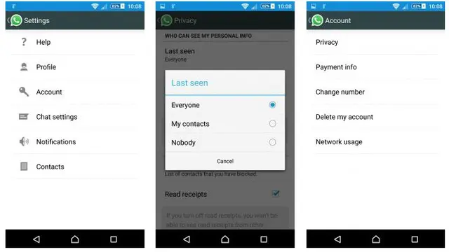 2. Tips Whatsapp - Menghilangkan last seen