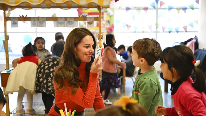 Kate Middleton. (Justin Tallis/Pool Photo via AP)