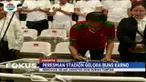 Sebelum laga persahabatan antara Indonesia dan Islandia digelar semalam (14/1), Presiden Jokowi resmikan Stadion Gelora Bung Karno.