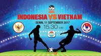 Banner Piala AFF U-18 Indonesia vs Vietnam (Liputan6.com/Trie yas)