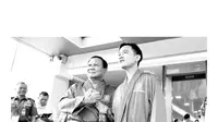 Capres cawapes Prabowo Subianto dan Gibran Rakabuming Raka menjalani pemeriksaan kesehatan di RSPAD Gatot Subroto Jakarta, Kamis (26/10/2023). (Foto: Dok. Instagram @prabowo)