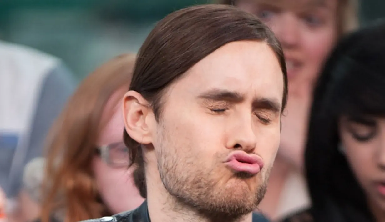 Siapa yang mau mendapatkan ciuman dari Jared Leto? (PA Photos)