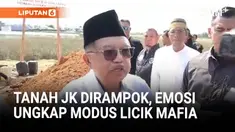 Founder & Advisor Kalla Group, Jusuf Kalla (JK), ngamuk lantaran lahannya diklaim PT Gowa Makassar Tourism Development (GMTD). Lahan seluas 16,4 hektare itu terletak di depan Trans Mall, Jalan Metro Tanjung Bunga, Makassar, Sulawesi Selatan.