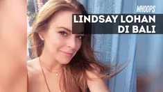 Terlepas dari beberapa masalah, Lindsay putuskan meredakan pikiran dengan berlibur ke Pulau Dewata.