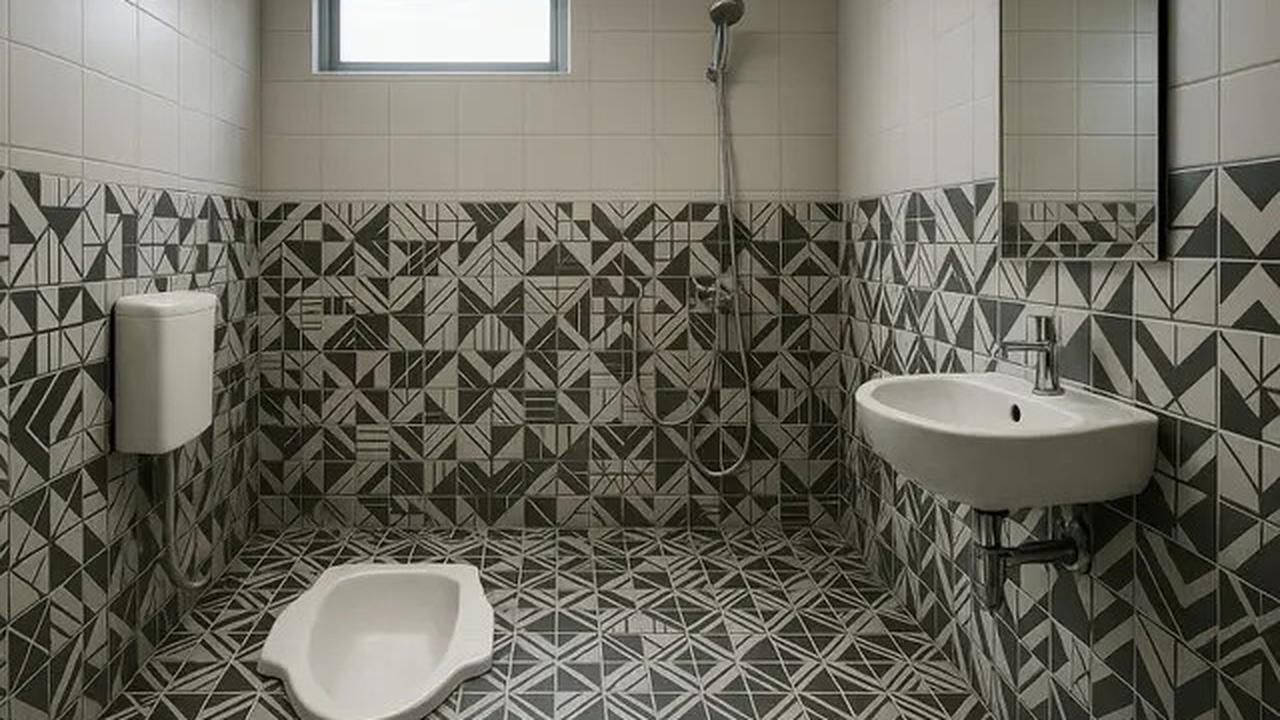 7 Model Kamar Mandi dengan WC Jongkok yang Cantik, Desain Sederhana tapi Tetap Modern