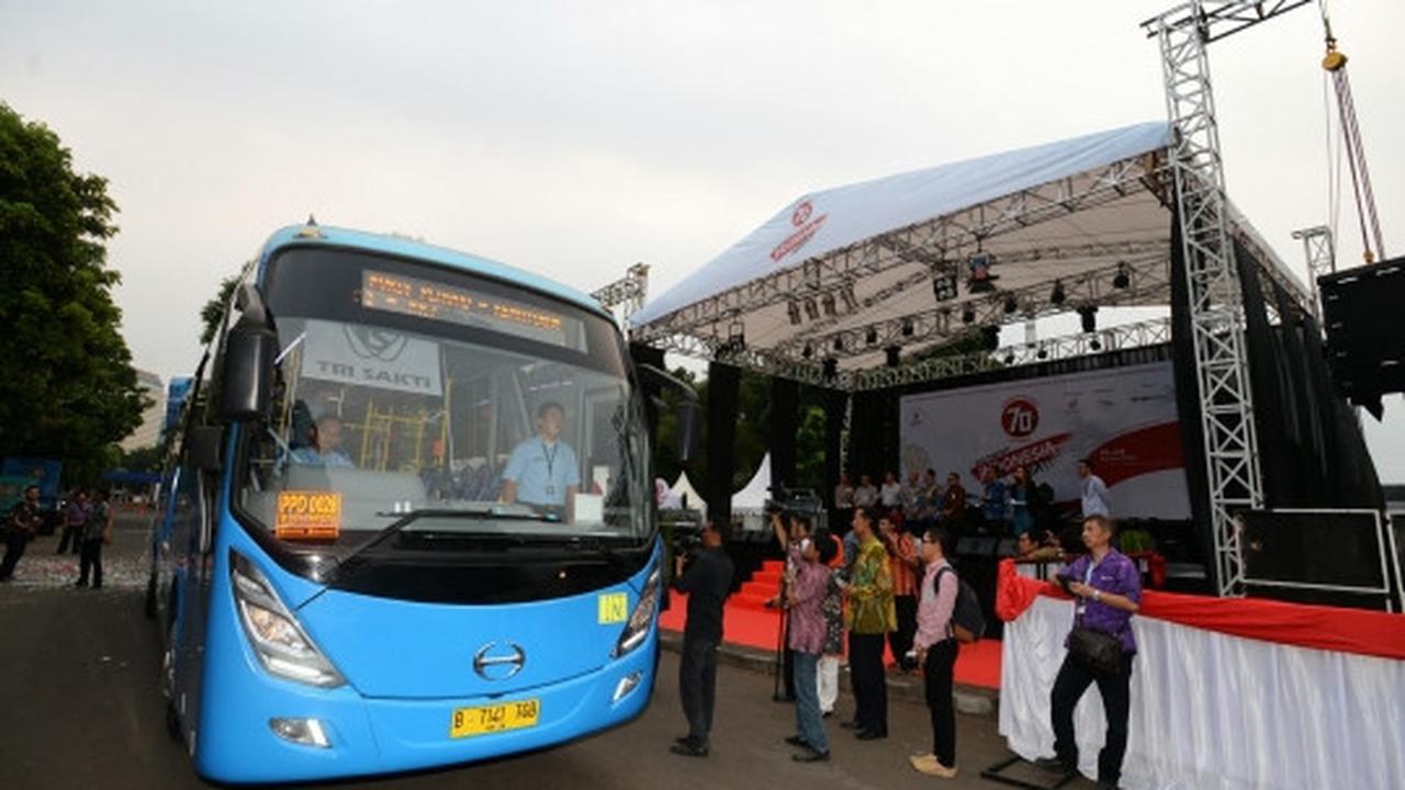 Ini penampakan bus canggih Transjabodetabek