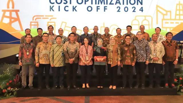 Direktur Utama PT Pertamina (Persero) Nicke Widyawati pada acara Cost Optimization Appreciation Day yang dilaksanakan Rabu (6/3/2024).