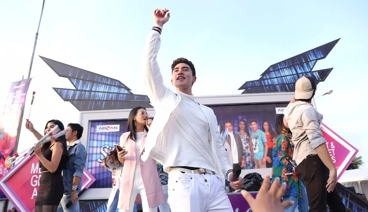 Meet and Greet pemain Siapa Takut Jatuh Cinta, hari ini 28 April 2018, di Ramayana Semper, Tanjung Priok, Jakarta Utara. Acara ini disiarkan secara secara langsung jam 15.00 WIB di SCTV. (Daniel Kampua/Bintang.com)