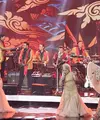 Acara puncak ulang tahun ke 23 tahun Indosiar disiarkan secara langsung dari Jakarta Convention Center (JCC). Stasiun televisi yang identik dengan dangdut itu menampilkan raja dan ratu dangdut serta penyanyi dangdut papan atas. (Bambang E Ros/Bintang.com)