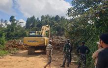 Kondisi Terkini Longsor di Bener Meriah, Begini Penampakan Pembukaan Jalur Terputus Menghubungkan Aceh Utara