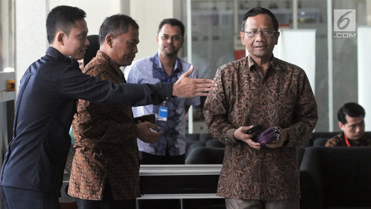 Mahfud MD Temui Pimpinan KPK