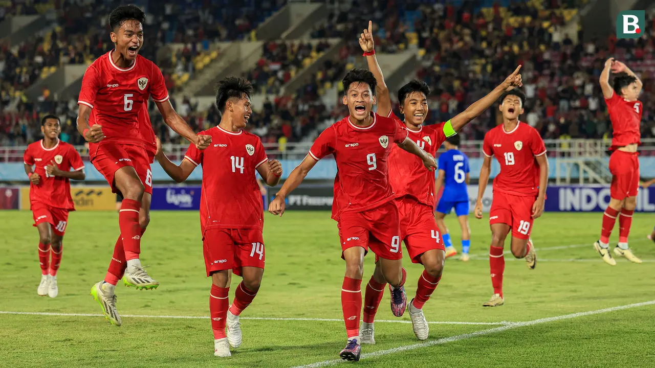 Foto: Awal Meyakinkan Timnas Indonesia U-16 setelah Libas Singapura Tiga Gol Tanpa Balas di Matchday Pertama Grup A Piala AFF U-16 2024