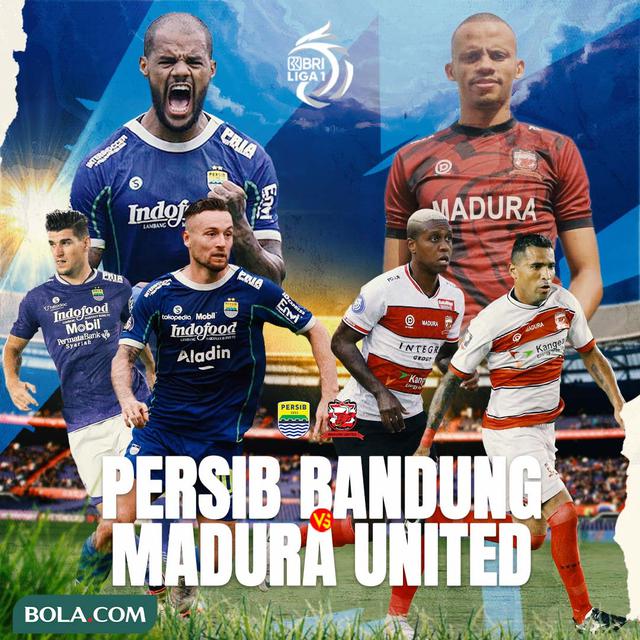 Liga 1 - Duel Antarlini - Persib Bandung Vs Madura United