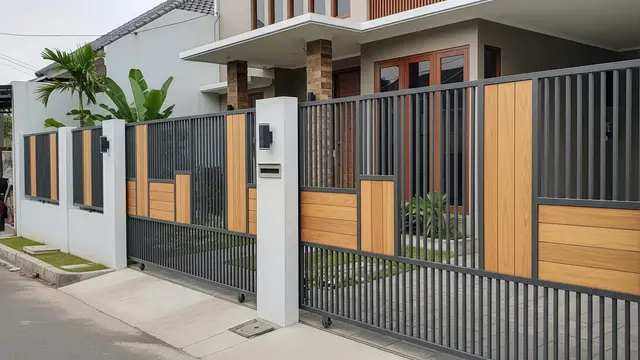 Pagar Rumah Anti Maling Berbahan Hollow Galvanis Kuat