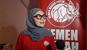 Head of Marketing Semen Merah Putih, Nyiayu Chairunnikma. (Liputan6.com/Arief)